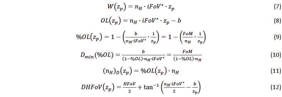 equations 7 through 12